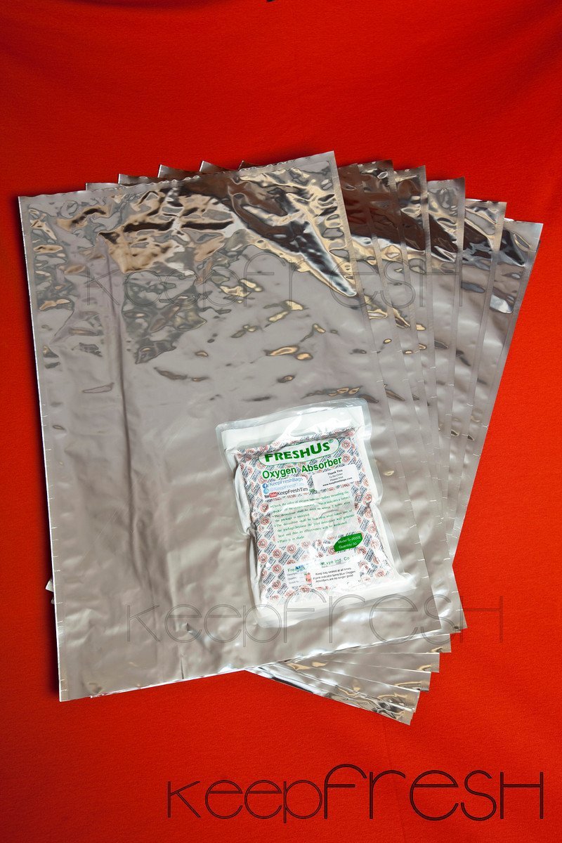 (30) 20"x30" Mylar Bags + (30) 2000cc Oxygen Absorbers free image download