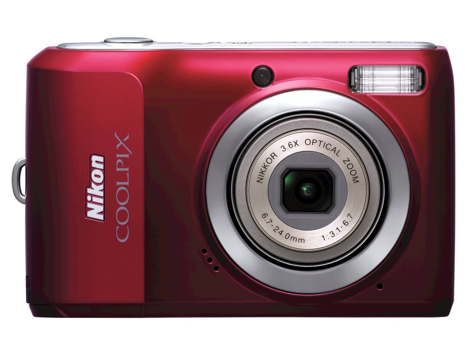 Nikon Coolpix L20 10MP Digital Camera with 3.6 Optical Zoom and 3 inch ...