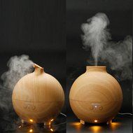 Excelvan DT-003 500ml Essential Oil Aroma Diffuser Ultrasonic Humidifier Air Mist Aromatherapy Purifier Dark Wood... N2