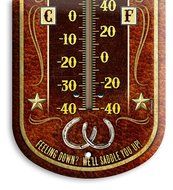American Expedition Tin Thermometer - Bear's Den Cabin Rentals N7