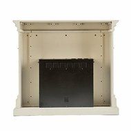 Upton Home Gilbert Modern Ivory Electric Fireplace