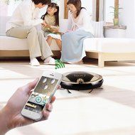 JISIWEI S+ Wi-Fi Enabled Robotic Vacuum Floor Cleaner with Camera and Mobile App Remote Control for Pets and Allergies... N9