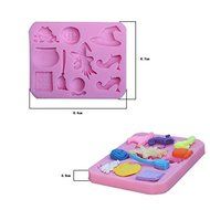 Dachun 3D Fondant Cake Chocolate Fondant Silicone Sugar Craft Molds, Mini N2