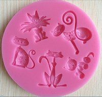 HSE New Arrival Animals Silicone 3D Mold Fondant Cake Decorating Tools, Mould, Silicone Soap Mold, Cooking