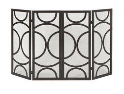 Decoratively Graceful Winnoa Fireplace Screen Home Fireplace D&eacute;cor