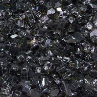 Duluth Forge 1/4 inch Classic Black Fire Glass - 10 Pound Bag Fire Pit Glass