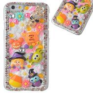 Spritech(TM) 3D Handmade Crystal Phone Case for iphone 6/6S Plus,Helloween Style Monster Pumpkin Design Smartphone...