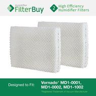 Vornado MD1-0001, MD1-0002, MD1-1002 Humidifier Wick Filter. Designed by FilterBuy to fit all Vornado Evaporative...