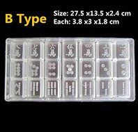Lariy Chocolate Maker food-Grade Polycarbonate/Silicone Chocolate Mold Chinese Mahjong N10