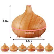 300ml Ultrasonic Humidifier Cool Mist Aroma Essential Oil Diffuser for Office Home Bedroom Living Room Study Yoga...