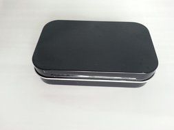 Silicone Wax Non Stick Vape Jar Set in Carry Tin, comes with 2 Jars &amp; Stainless Steel Mini Tool N3