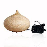 300ml Ultrasonic Cool Mist Humidifier ,Essential Oil Aromatherapy Diffuser with 7 Colors LED and Waterless Auto... N5