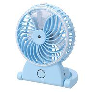 NEWSTYLE Table Fan with Spray Mist - Portable Mini USB Rechargeable Water Misting Fan Personal Cooling Humidifier... N2