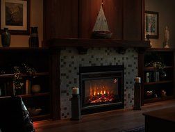 Clevr 26" 1400W Adjustable Electric Wall Insert Fireplace Heater W/Remote N3