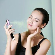 Bzybel Mist Humidifier Portable Ultrasonic Diffuser Handheld Mist Spray Air Purifier, Flexible Dispenser with...
