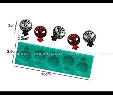 . 1 PC 60G For Spiderman Silicone Mold Fondant Cute Kid Gift Cake Decorating Tool Baking Cartoon Movie Oscar