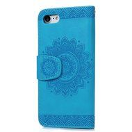 iPhone 7 Case (4.7 inch) - Wallet Folio Flip Embossed Totem PU Leather Case with Stand Card Slots and Slim Fit... N42