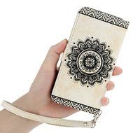 iPhone 7 Case (4.7 inch) - Wallet Folio Flip Embossed Totem PU Leather Case with Stand Card Slots and Slim Fit... N45