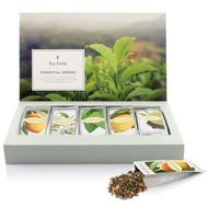 Tea Fort&eacute; Green Tea Assortment SINGLE STEEPS Loose Leaf Tea Sampler, 15 Single Serve Pouches N5