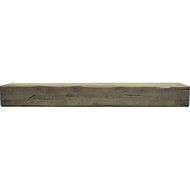 Rustic Fireplace Mantel Shelf Shelf Length: 48" Length, Finish: Silverwood Stain