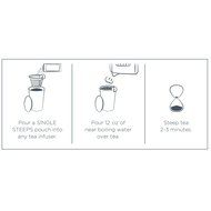 Tea Fort&eacute; Green Tea Assortment SINGLE STEEPS Loose Leaf Tea Sampler, 15 Single Serve Pouches N6