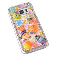 Spritech(TM) 3D Handmade Crystal Phone Case for Samsung Galaxy S7 Active,Helloween Style Monster Pumpkin Design...