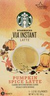 Starbucks Via Ready Brew Pumpkin Spice 5 Single Serve Packets(1.12 Oz each)