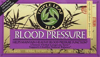 Triple Leaf Tea, Tea Bags, Blood Pressure, 1.4-Ounce Bags, 20-Count Boxes (Pack of 6) N2