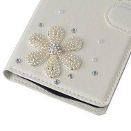 LG Escape 3 Case, LG Phoenix 2 Case, LG K8 Case White PU Leather Folio Flip Phone Case,Yaheeda 3D Handcraft White... N3