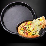 New Round Deep Dish Pizza Pan Non-stick Pie Tray Baking Kitchen Tool N2