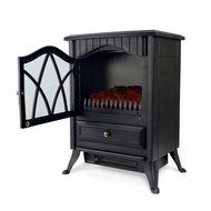 Tek Widget Free Standing Portable Electric 1500W Fireplace Heater N2