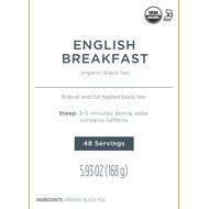 Tea Fort&eacute;&reg; BULK PACK English Breakfast Black Tea, 48 Handcrafted Pyramid Tea Infusers N3