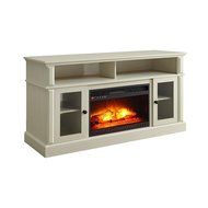 White Whalen Remote Control Barston Fireplace Media Console For TV's Up To 70" N9