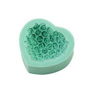 2win2buy Heart Shape Rose DIY Silicone Mould Cake Fondant Mold Soap Mold Chocolate Candy Baking Tools