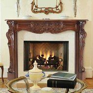 The Deauville Fireplace Mantel Surround Finish: Fruitwood, Shelf Length: 67"