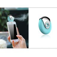 Nano Handy Humidifier Spray Facial Mister Skin Care Beauty Instrument for Android - Blue N10