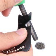Dimples Excel 7 in 1 Magnesium Fire Starter with Luminous Green Handle, Rescue Whistle and Lanyard Woven by 40... N5