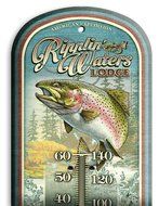 American Expedition Tin Thermometer - Bear's Den Cabin Rentals N14