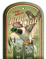 American Expedition Tin Thermometer - Bear's Den Cabin Rentals N21