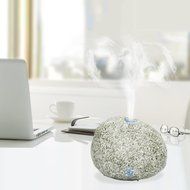 Essential Oil Diffuser, Simway 120ml Stone Grain Aroma Diffuser with Cool Mist and 7 Colors humidifier Waterless... N4