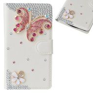 LG Escape 3 Case, LG Phoenix 2 Case, LG K8 Case White PU Leather Folio Flip Phone Case,Yaheeda 3D Handcraft White... N6