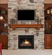 Pearl Mantels 415-60-50 Abingdon Wood 60-Inch Fireplace Mantel Shelf, Medium Distressed Oak N4