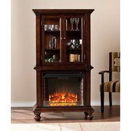 Townsend Fireplace Curio - Espresso N5