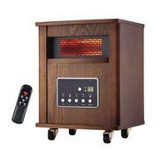 1500W Infrared Zone Space Electric Portable Fire Heater Remote Control Fireplace