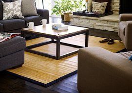 Anji Mountain AMB0036-0710 Contemporary Bamboo Rug, Natural, 7 x 10-Feet N16