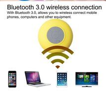 Amazing She-Water Resistant Bluetooth 3.0 Shower Speaker with Dedicated Suction Cup for Showers Bathroom Pool... N7