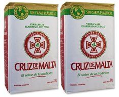 Cruz De Malta Yerba Mate 2 Pack (4.4lbs - 2 Kilos)