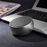 SARON Ultra Portable Bluetooth Wireless Speaker with Microphone for Smartphones/Tablet/Laptops Silver Color N4