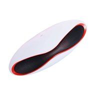 Mini Rugby Shape Wireless Bluetooth Speaker Support USB Drive/TF Card/Hands-free Call (White) N2