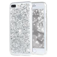 iPhone 7 Plus Case, iPhone 7 Plus Glitter Case, PHEZEN Luxury Bling Glitter Gold Foil Embedded Clear Rubber Gel... N3